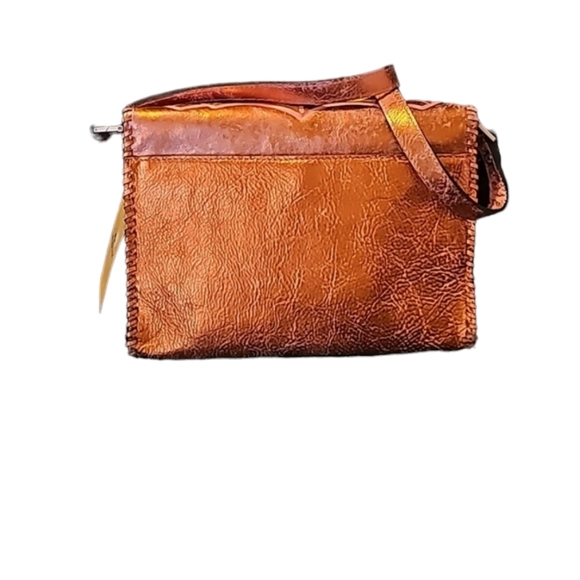 Patricia Nash "Sarola" hand tooled leather crossbody purse - Picture 2 of 6